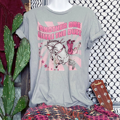 PINK Another One Bites The Dust - Western Graphic Tees