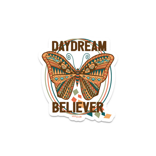 Daydream Believer Boho Butterfly - Vinyl Sticker Decals