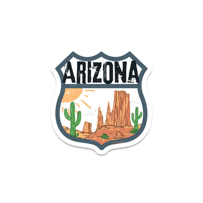 Destination Arizona - Vinyl Souvenir Travel Decals