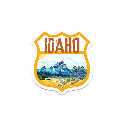 Destination Idaho - Vinyl Souvenir Sticker Decals