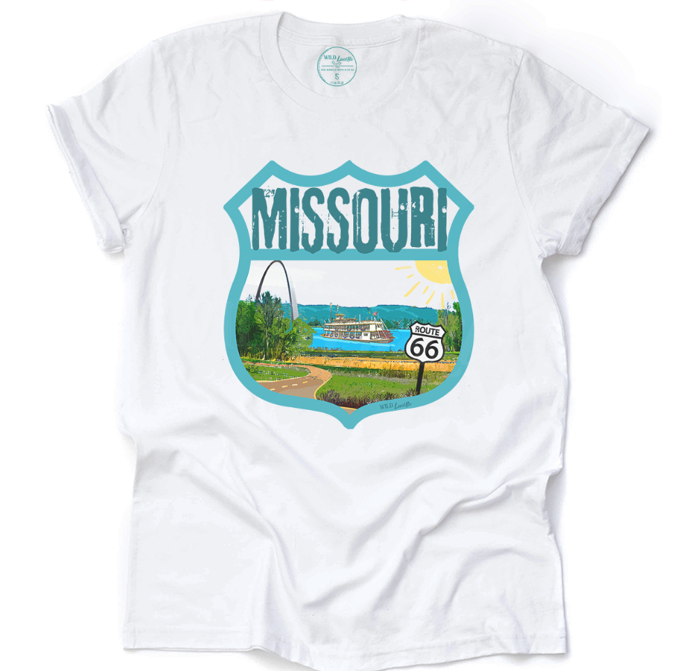 Missouri - State Tourist Souvenir Graphic Crewneck Tees