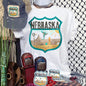 Nebraska - State Tourist Souvenir Graphic Crewneck Tees