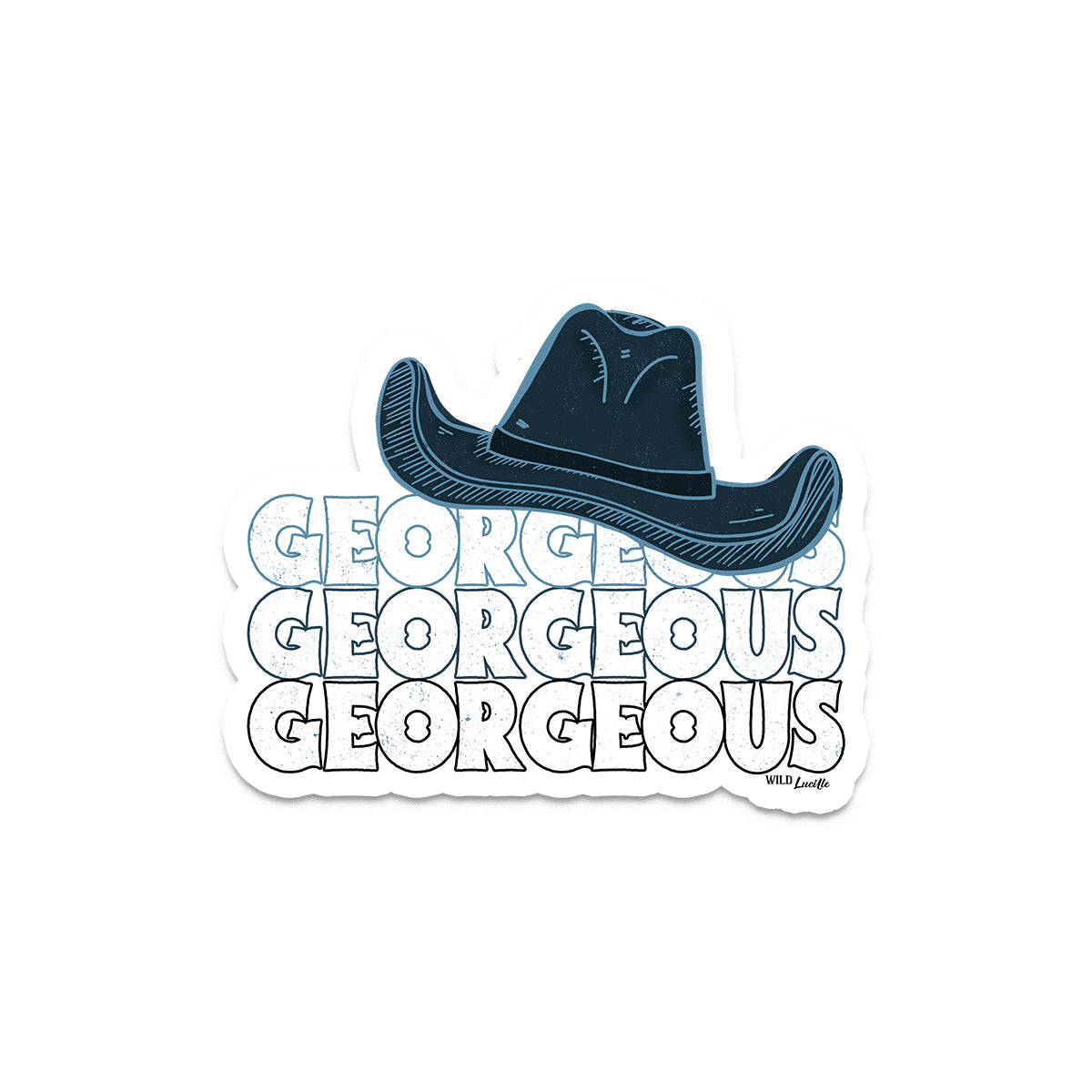 Georgeous - Country Western Nashville Vinyl Sticker Decals