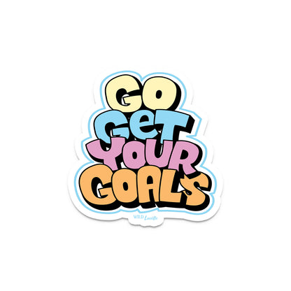 Go Get Your Goals - Inspirational Vinyl Sticker Decals