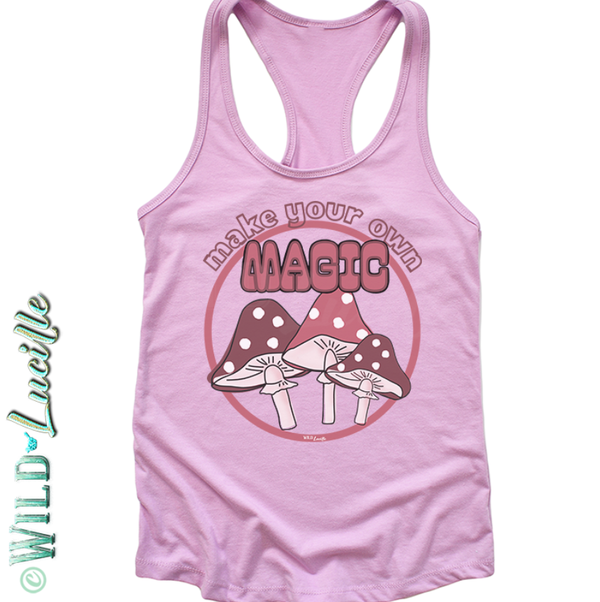 Make Your Own Magic Mushrooms - Women's Graphic Tank Tops