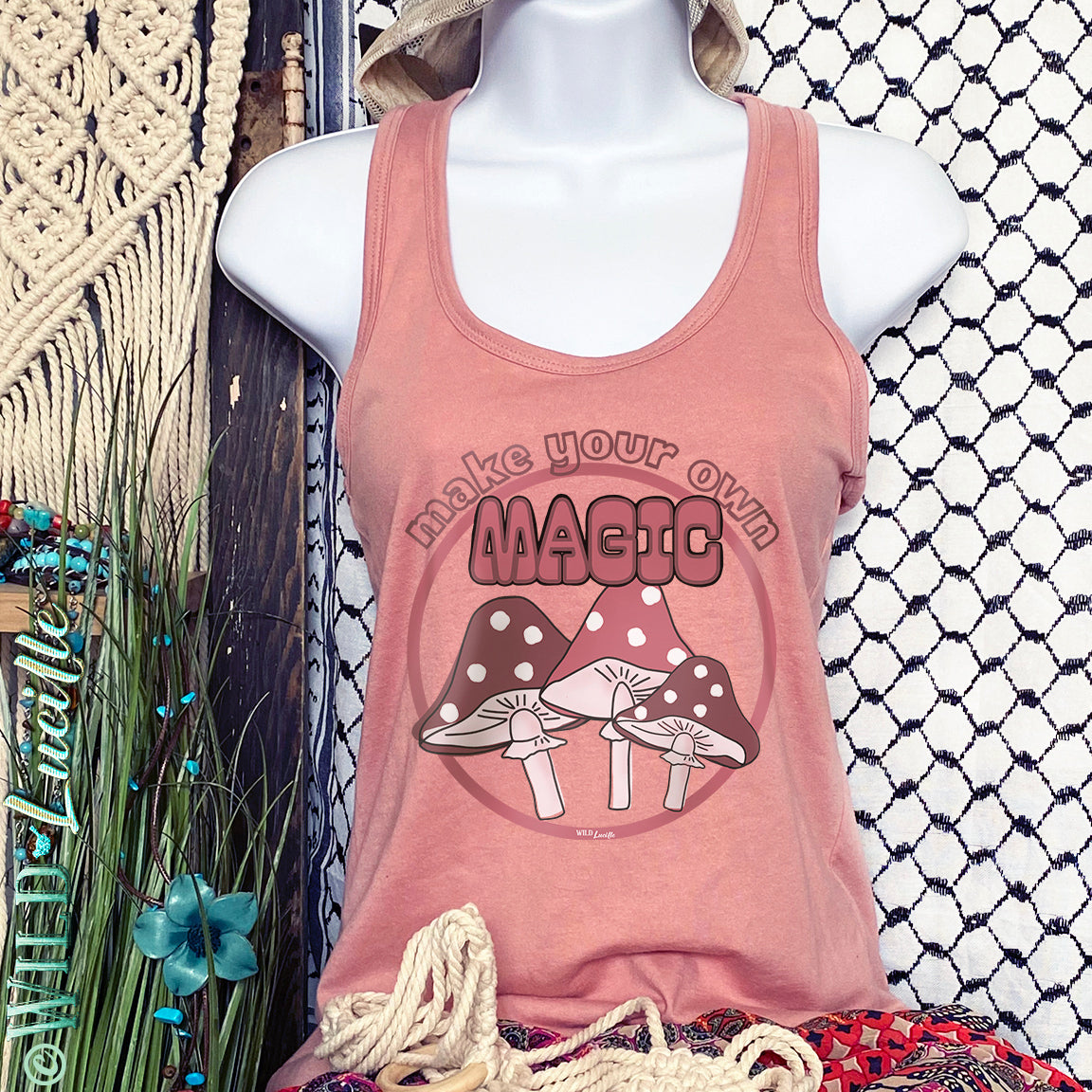 Make Your Own Magic Mushrooms - Women's Graphic Tank Tops