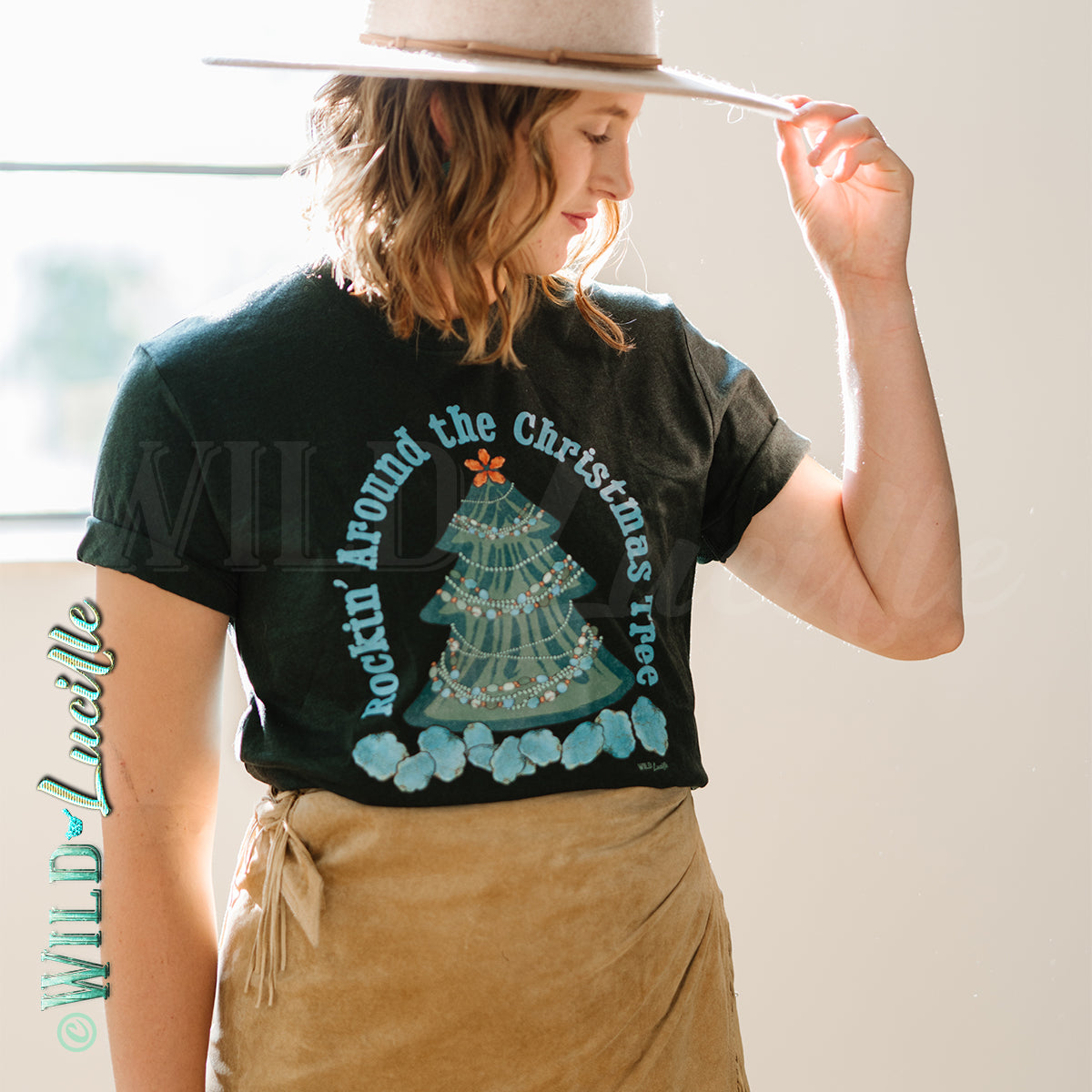 Rockin' Around The Christmas Tree - Western Christmas Tees