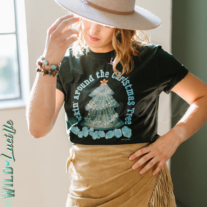 Rockin' Around The Christmas Tree - Western Christmas Tees