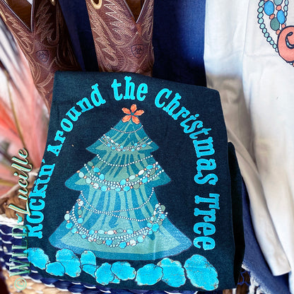 Rockin' Around The Christmas Tree - Western Christmas Tees