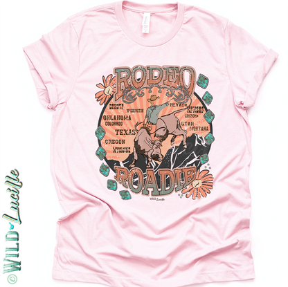 Rodeo Roadie - Vintage Style Western Graphic Tees