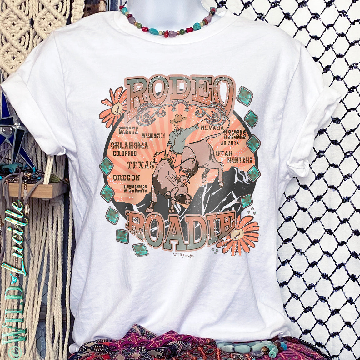 Rodeo Roadie - Vintage Style Western Graphic Tees