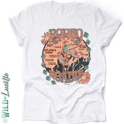 Rodeo Roadie - Vintage Style Western Graphic Tees