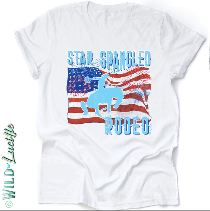 Star Spangled Rodeo 2023 - Patriotic Western Graphic Tees