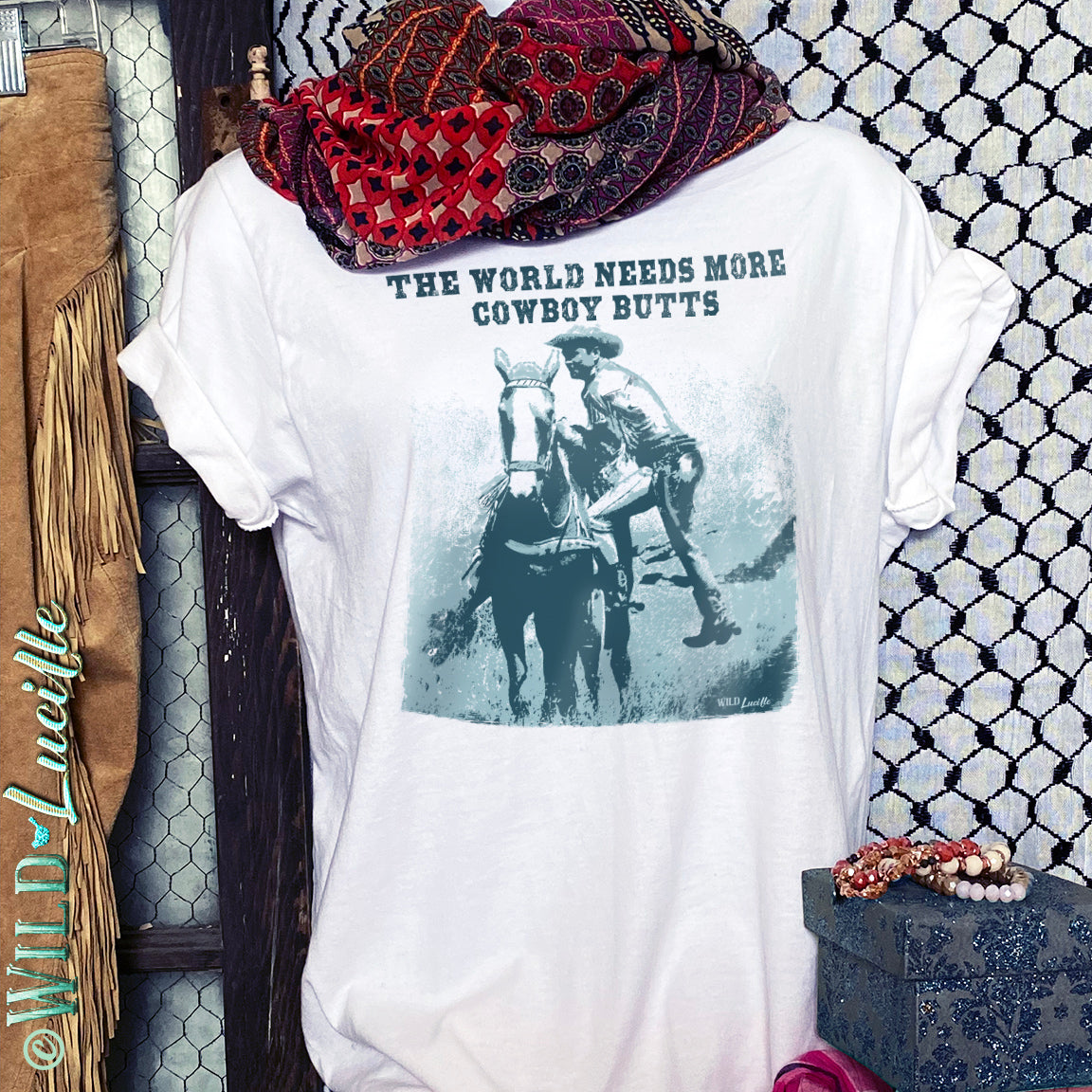 The World Needs More Cowboy Butts - Western Graphic Tees