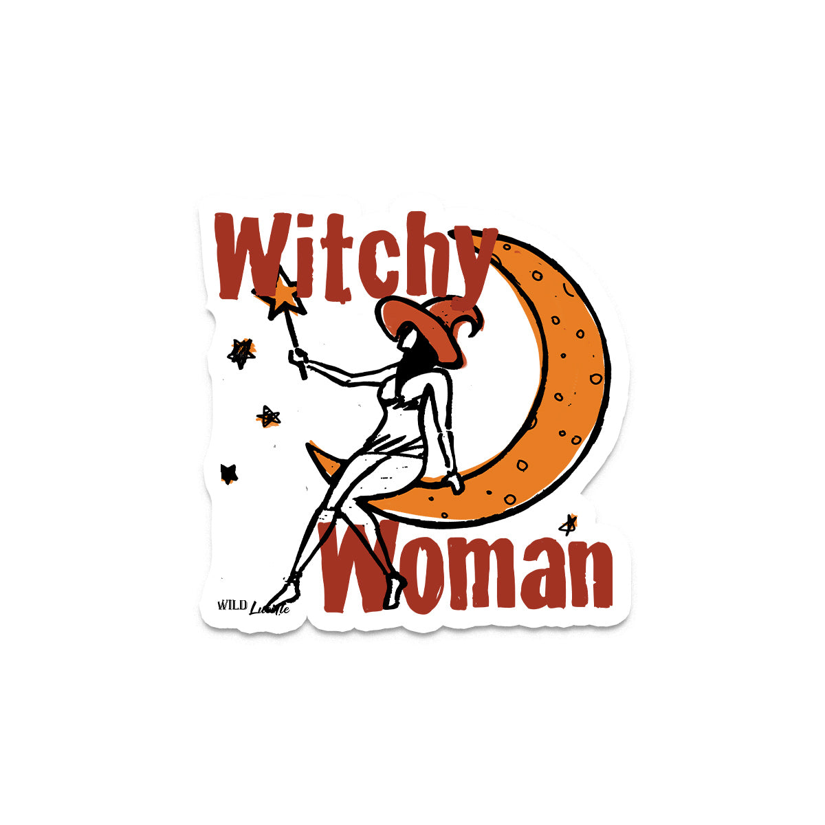Witchy Woman - Mystic Vinyl Sticker Decals