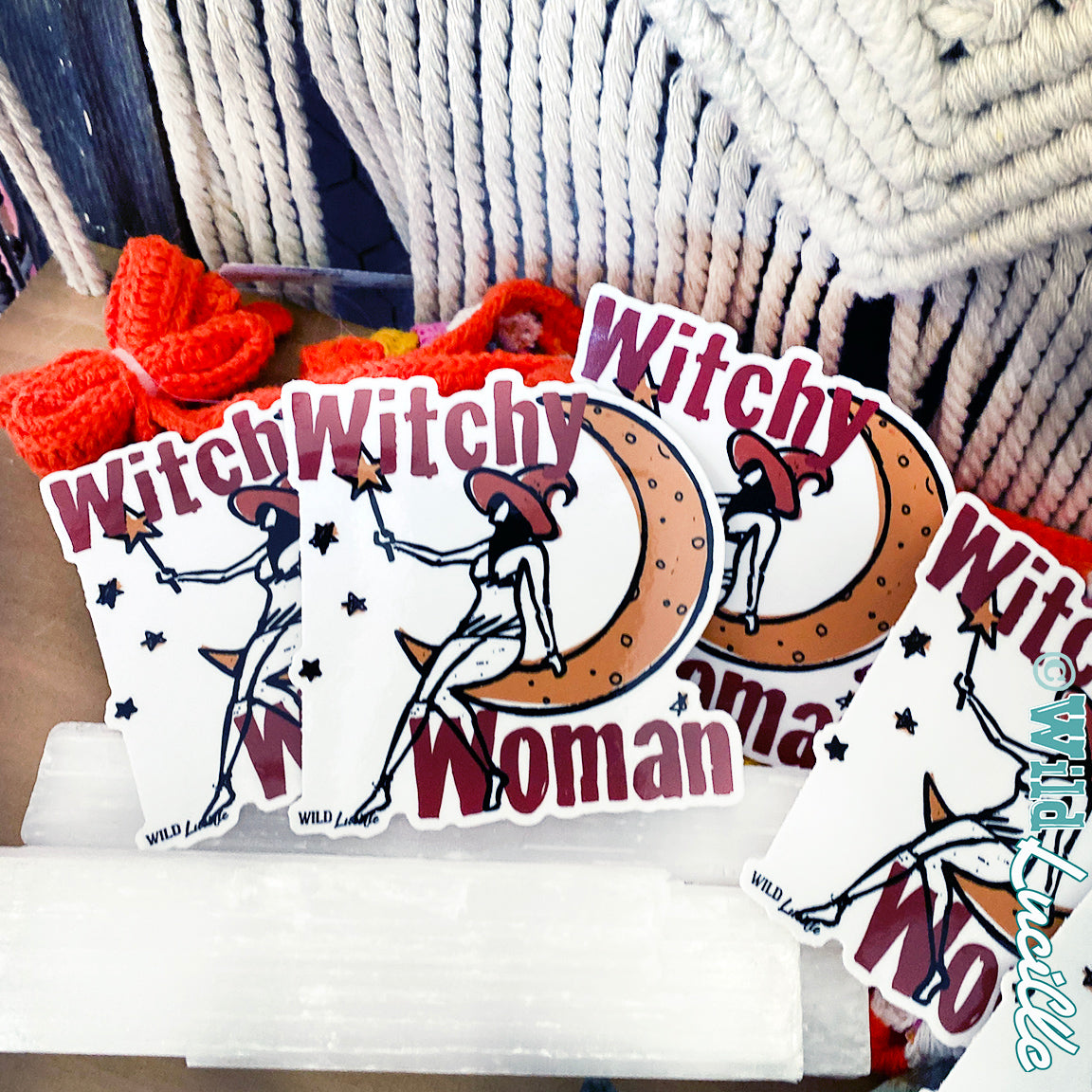 Witchy Woman - Mystic Vinyl Sticker Decals