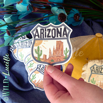 Destination Arizona - Vinyl Souvenir Travel Decals