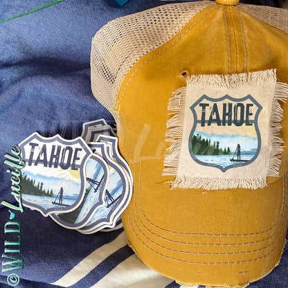 Destination Tahoe - Vinyl Souvenir Sticker Decals