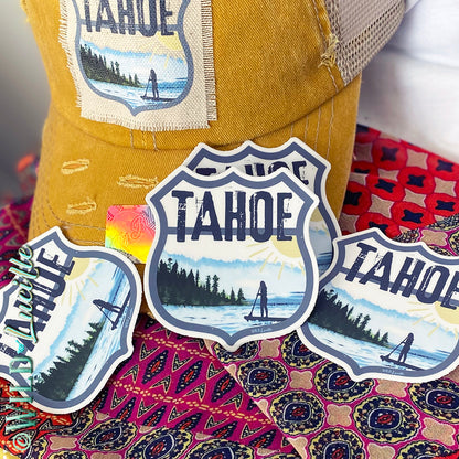 Destination Tahoe - Vinyl Souvenir Sticker Decals