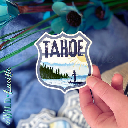 Destination Tahoe - Vinyl Souvenir Sticker Decals