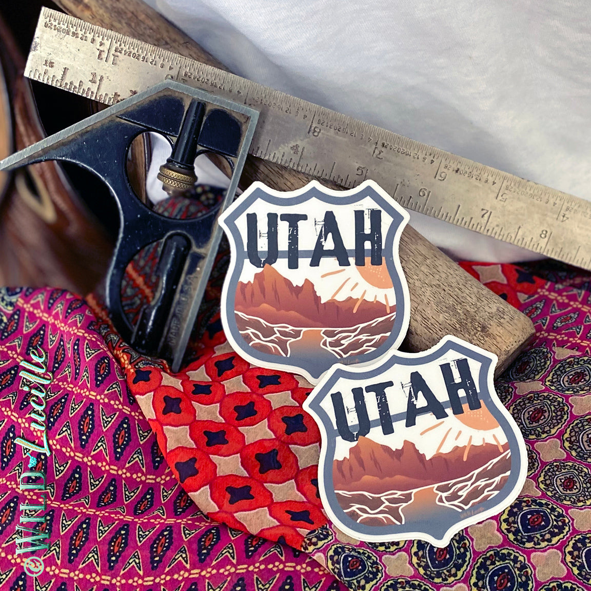 Destination Utah - Vinyl Souvenir Sticker Decals