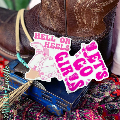 Let's Go Girls - Western Vinyl Sticker Decals