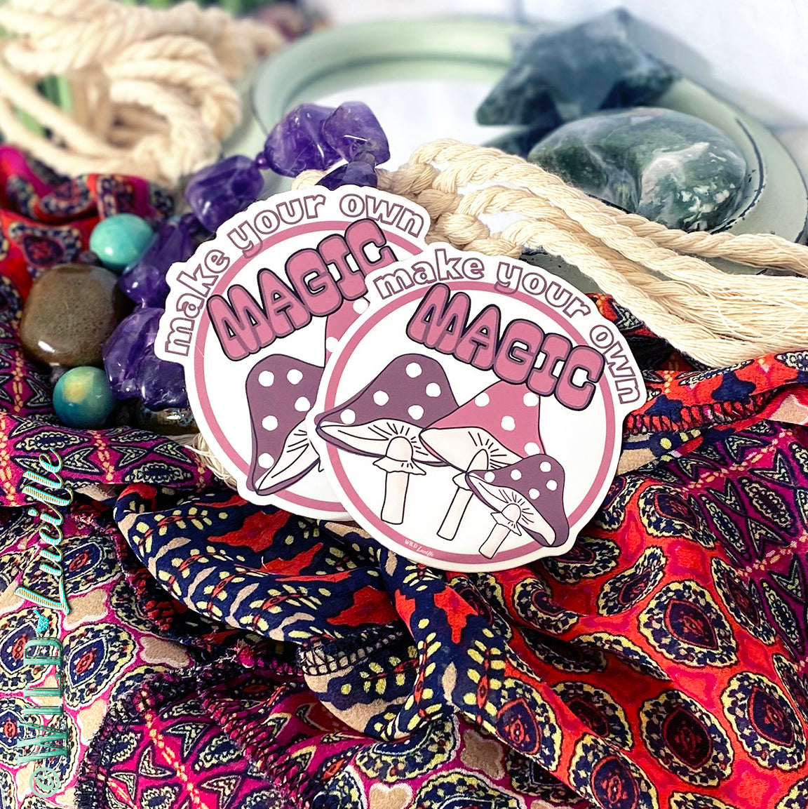 Make Your Own Magic Mushrooms - Vinyl Sticker Decals