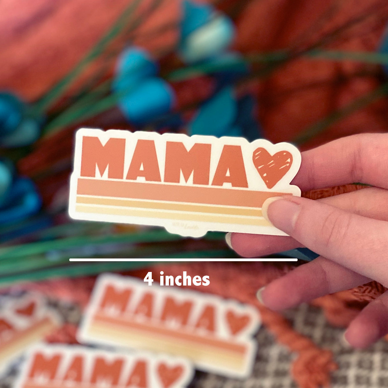 Mama Heart - Vinyl Sticker Decals