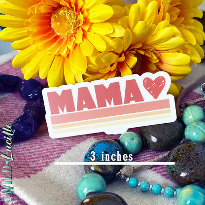 Mama Heart - Vinyl Sticker Decals