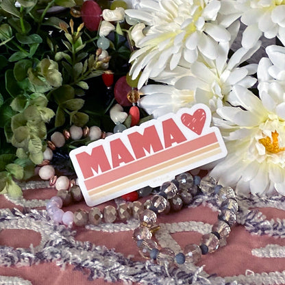 Mama Heart - Vinyl Sticker Decals