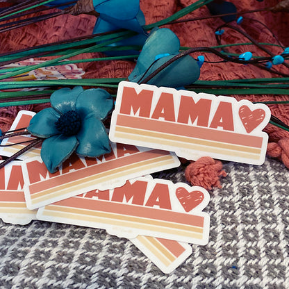 Mama Heart - Vinyl Sticker Decals