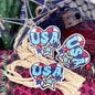 USA Heart Stars - Patriotic Vinyl Sticker Decal Packs