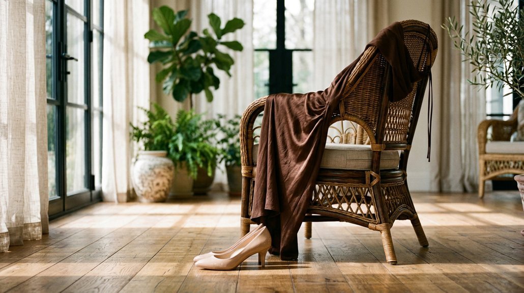 best shoe colors to wear with brown dress