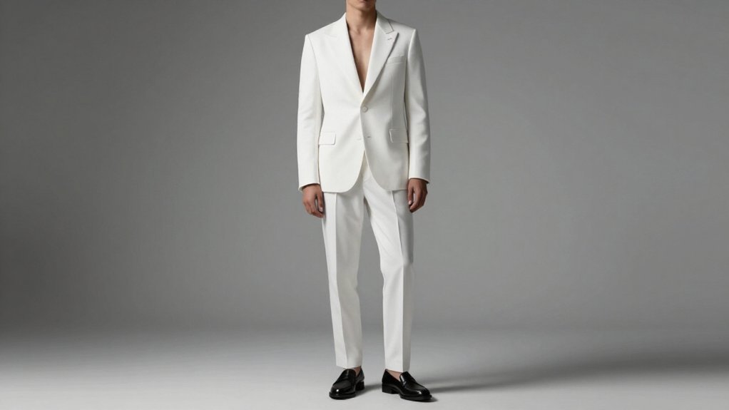 bold shoulders clean monochrome power