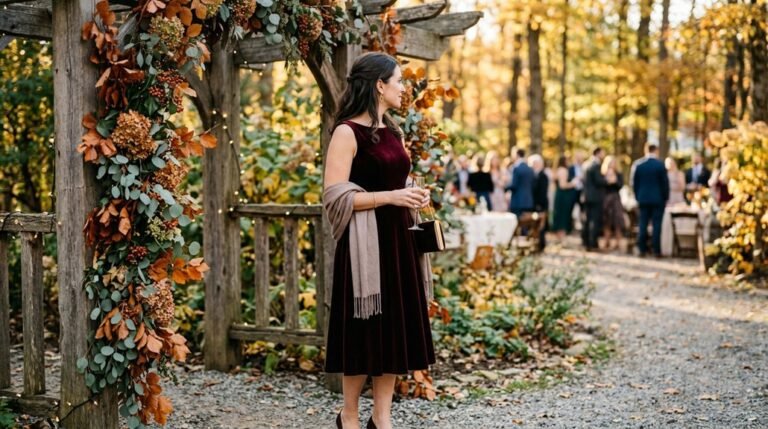 fall wedding guest outfits that work