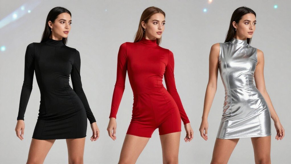 mini dress with built in grip for dancing