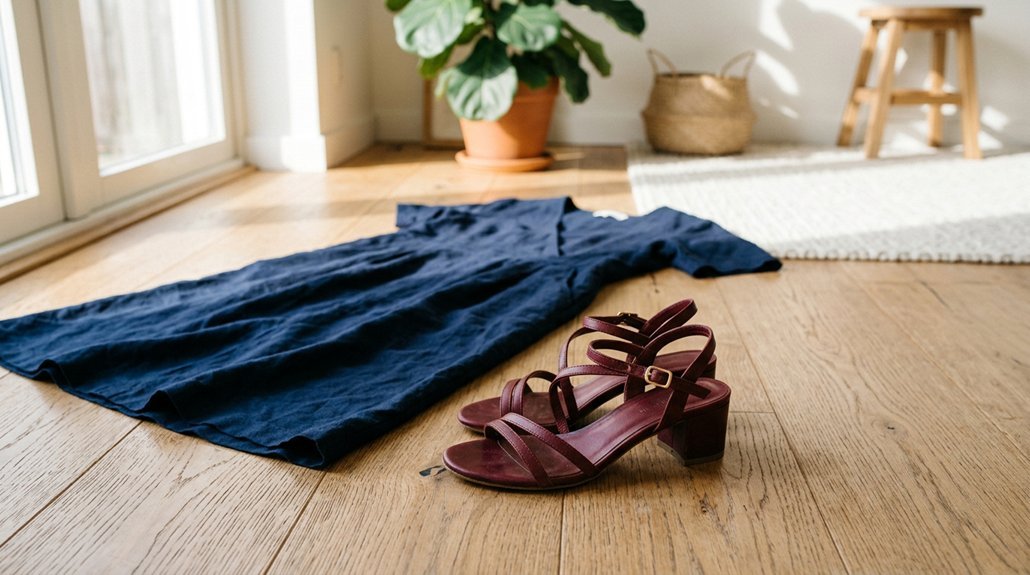 navy dress complementary shoe colors