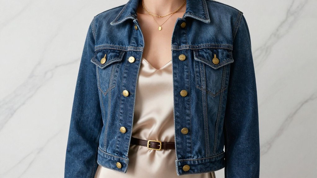 smart casual denim jacket outfits