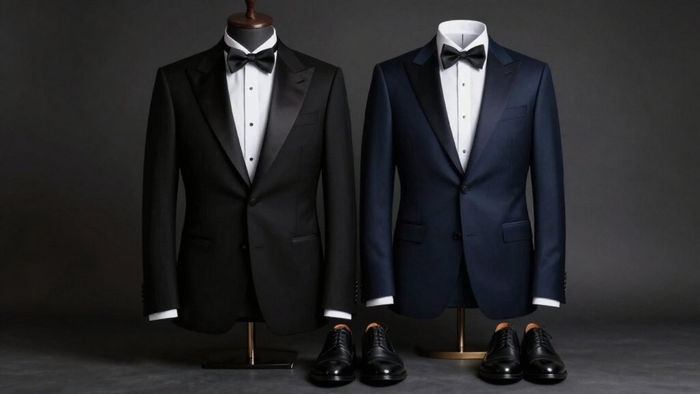 tuxedo vs dark suit guidelines